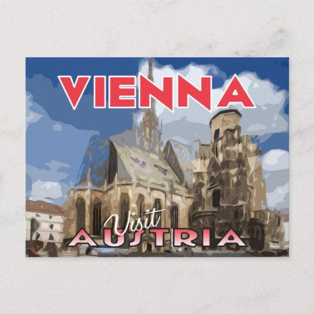 Vienna, Visit Austria Postcard (Front)