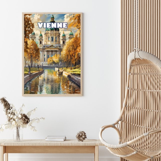 Vienna, where coffee is an art, a passion poster (Creator Uploaded)