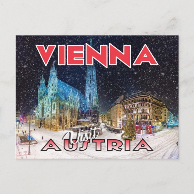 Vienne, Visite Autriche Carte postale (Devant)