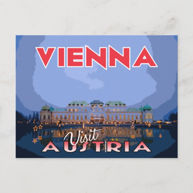 Vienne, Visite Autriche Carte postale (Devant)