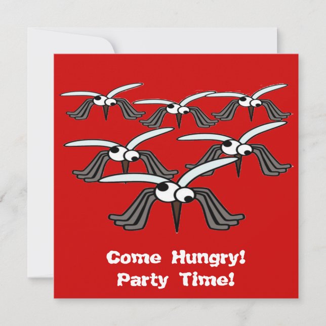 Viens Faim ! Party Time! Invitation (Devant)