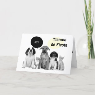 VIENTE UNO CUMPLEANOS=HAPPY 21st BIRTHDAY Card
