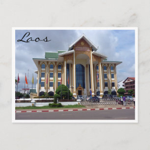 vientiane city postcard