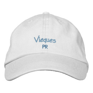 Vieques, Puerto Rico Embroidered Hat