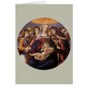 Vierge à l'Enfant avec des anges de Sandro Bottice