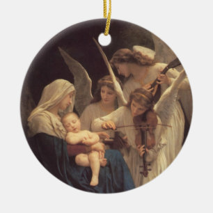 Vierge aux Anges Ceramic Ornament