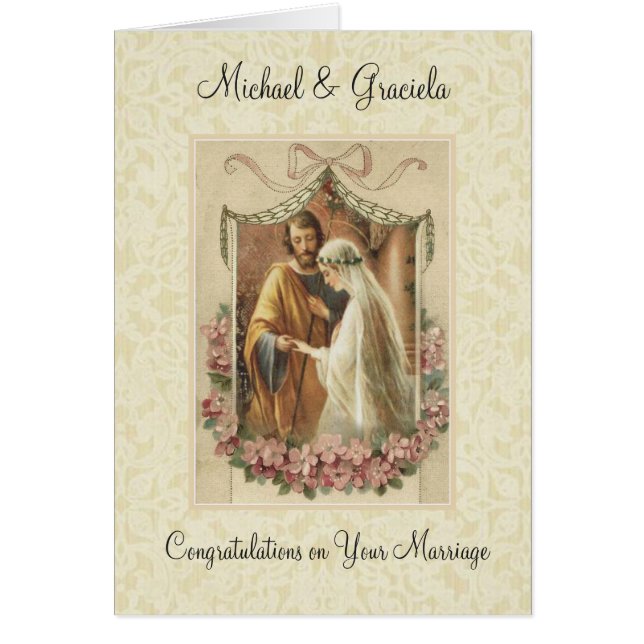 Vierge catholique traditionnelle Mary Joseph Maria (Devant)