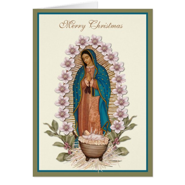 Vierge de Noël Marie Guadalupe (Devant)
