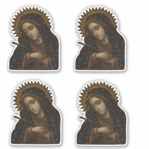 Vierge des douleurs jeu autocollant