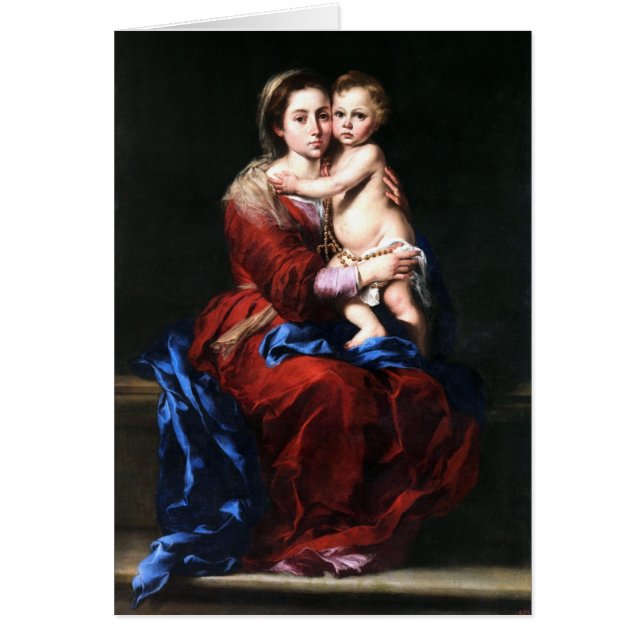 Vierge du chapelet - Bartolome Esteban Murillo (Devant)