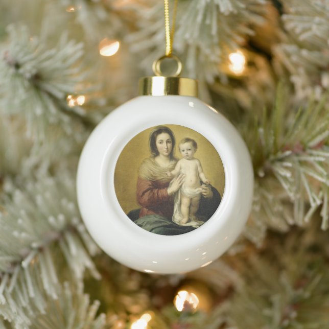 Vierge et Enfant, Ornement de Noël (Arbre)