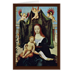 Vierge Et Enfant Par Holbein D. A. Hans