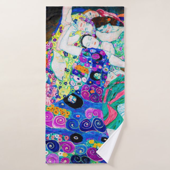 Vierge (Filles), Gustav Klimt (Serviette de bain)