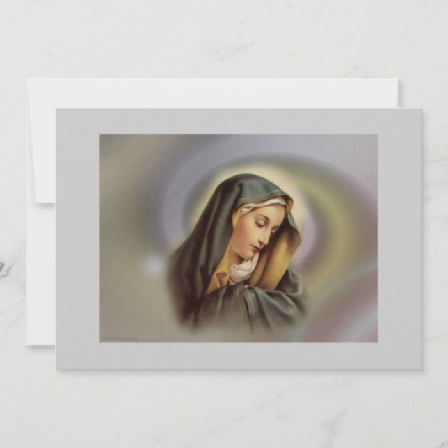 Vierge Marie 2 Invitation (Devant)