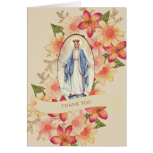 Vierge Marie fleurit le Merci catholique de