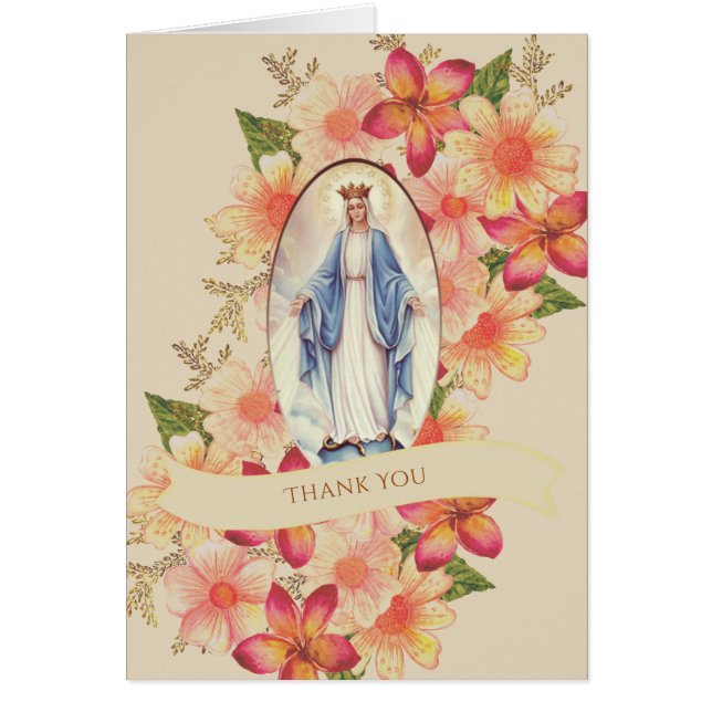 Vierge Marie fleurit le Merci catholique de (Devant)