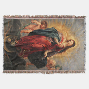 Vierge Marie Immaculée Coeur Jeter la couverture