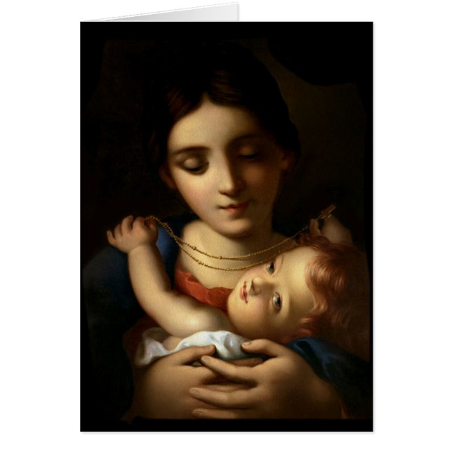 Vierge Marie Jésus-Christ Signani catholique (Devant)