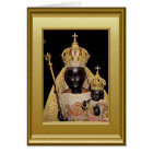 Vierge Marie noir et enfant Jésus