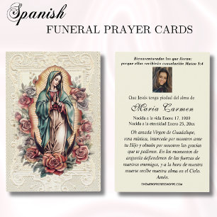 Vierge Mexique Guadalupe Espagne prière funéraire