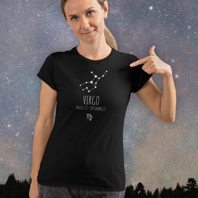 Vierge | T-shirt Constellation Zodiaque personnali (Créateur téléchargé)