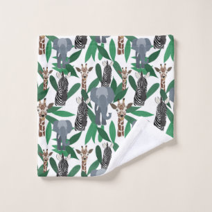 Vierge Zebra Elephant Giraffe Safari Animals