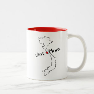 Viet*Mom! Celebrate mom's of Vietnamese kids Two-Tone Coffee Mug