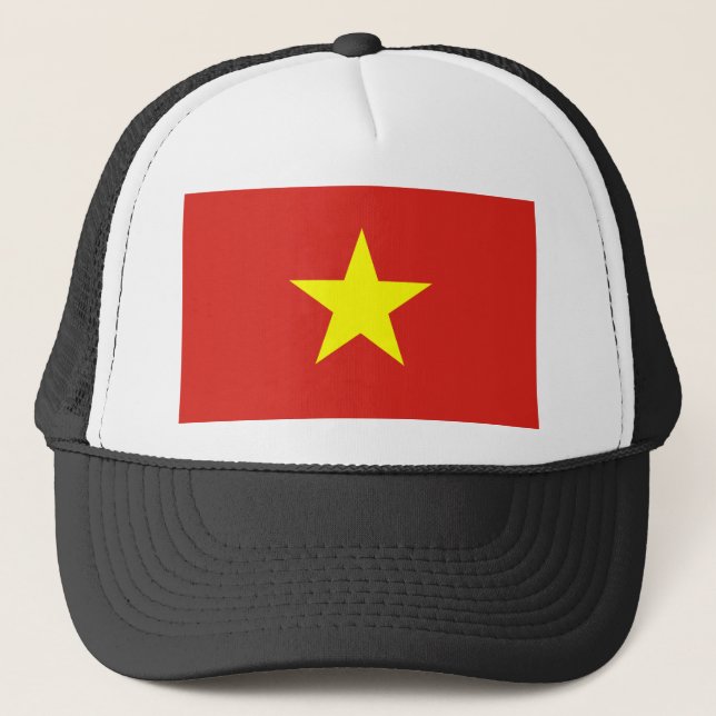 Viet Nam Flag Trucker Hat (Front)