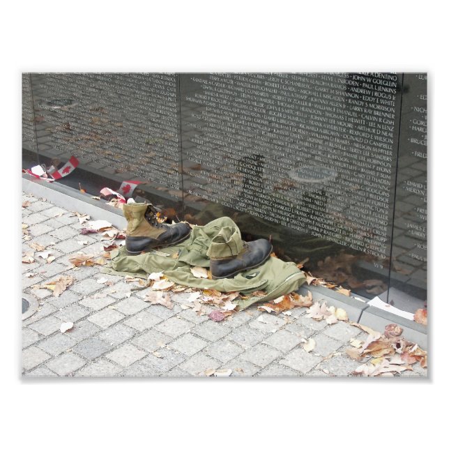 Viet Nam Memorial Wall Photo Print (Front)