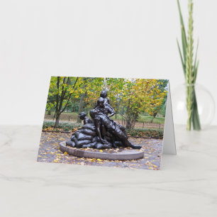 Viet Nam Women's Memorial, Washington D.C. Foil Greeting Card