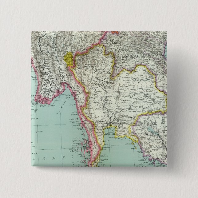 Vietnam 2 Inch Square Button (Front)