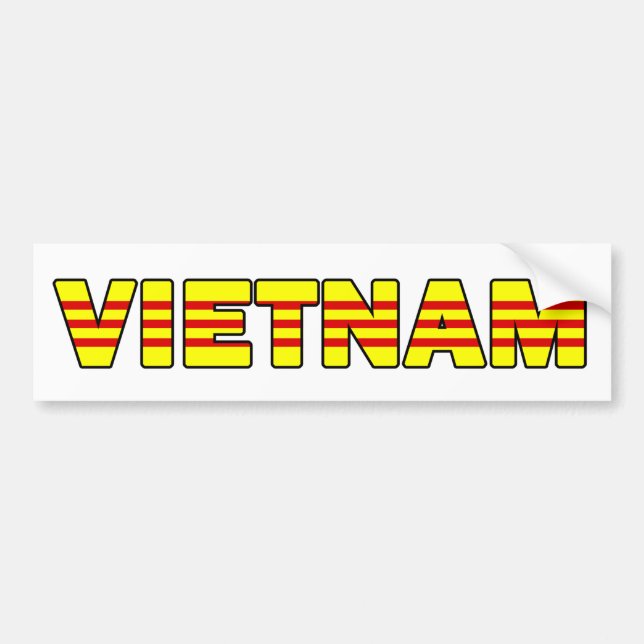 Vietnam Bumper Sticker (Front)