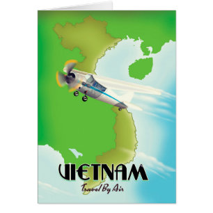 Vietnam by Air vacation print.