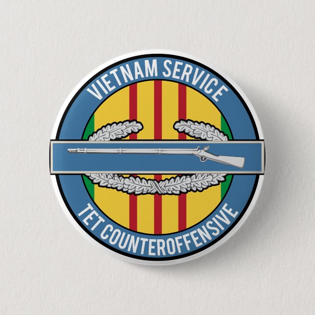 Vietnam CIB 2 Inch Round Button (Front)