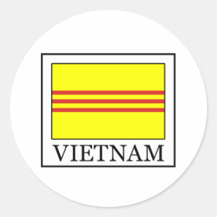 Vietnam Classic Round Sticker