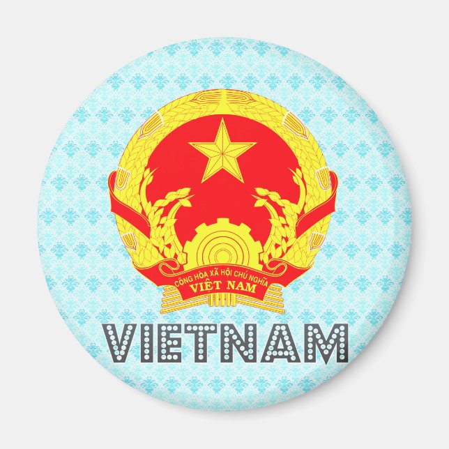 Vietnam Coat of Arms Magnet (Front)