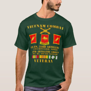 Vietnam Combat Veteran 6th Bn 33rd FA 108th Artill T-Shirt
