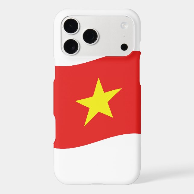 Vietnam Coque de la couverture de la vague drapeau (Verso)