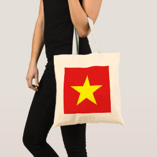 Vietnam Drapeau étoile jaune Sac fourre-tout