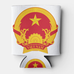 vietnam emblem can cooler