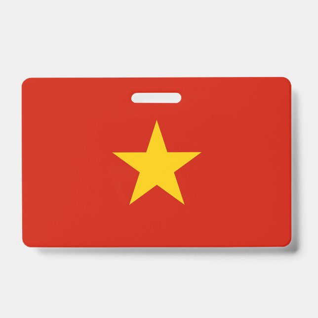 Vietnam flag badge (Front)