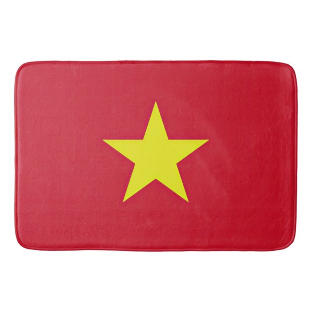 Vietnam flag bath mat (Front)