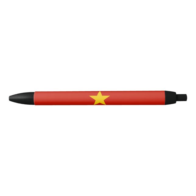 Vietnam flag black ink pen (Front)