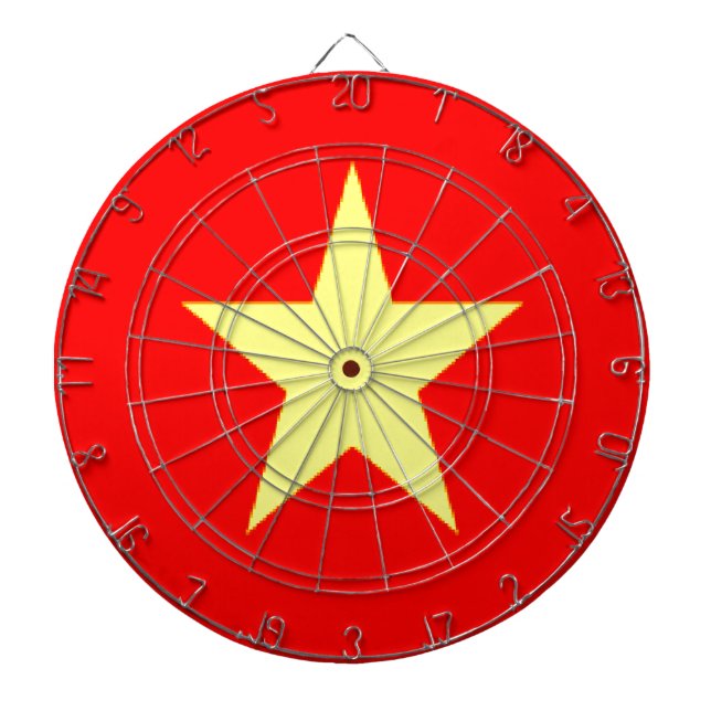 vietnam flag dartboard (Front)