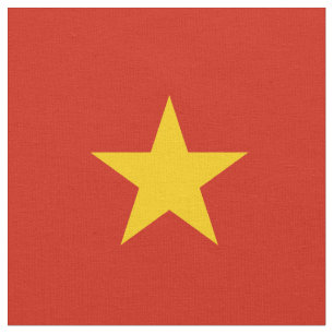 Vietnam flag fabric