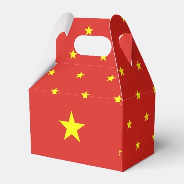 Vietnam flag favor box (Back Side)