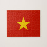 Vietnam flag jigsaw puzzle<br><div class="desc">An ideal gift for all those who are patriotic of their country!</div>