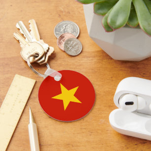 Vietnam flag keychain