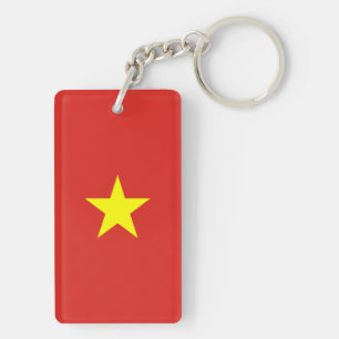 Vietnam Flag Keychain