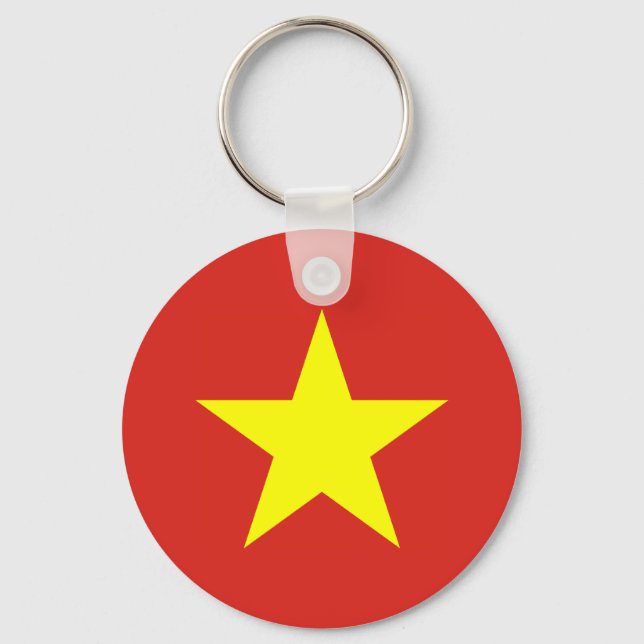 Vietnam Flag Keychain (Front)